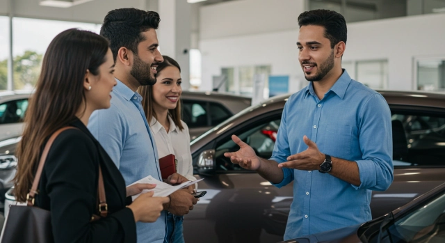 Equipe em reunião discutindo estratégias de crescimento de vendas